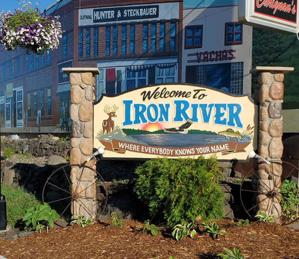 Welcome-to-iron-river-wisconsin-sign